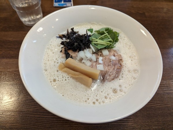 「濃密潮そば1100円」@㐂九八～エキチカ～の写真