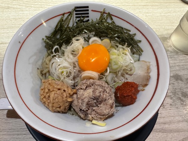 「山形ひっぱりまぜそば」@城東烈火の写真