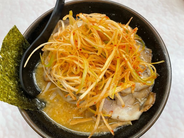 「味噌ネギチャーシューめん」@関東風とんこつらーめん 五衛門 谷田部店の写真