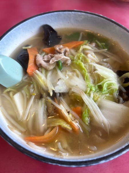 「タンメン」@手打ラーメン 珍来 田中店の写真