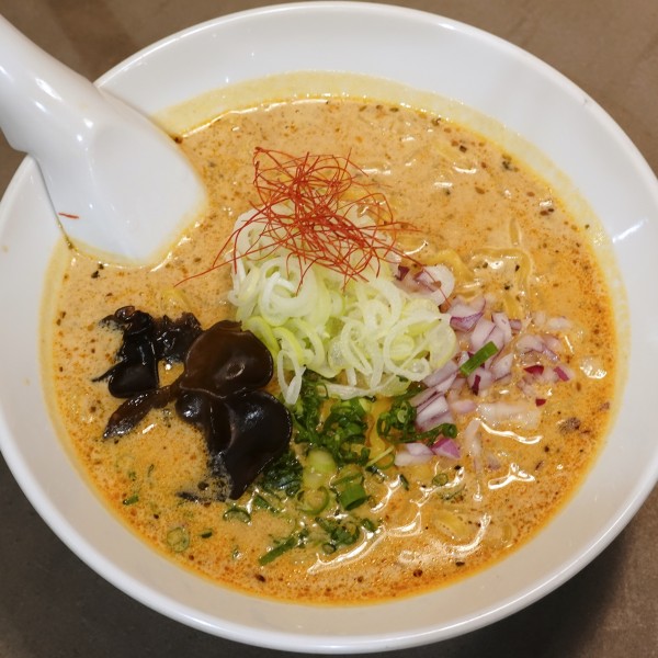 「シンプル（チャーシュー抜き）850円」@スパイスラーメン点と線. 狸小路店の写真