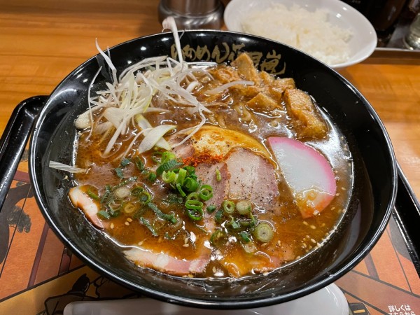 「戦国武将らあめん徳川家康」@らあめん花月嵐 久保稲荷店の写真