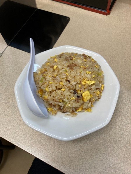 「醤油ラーメン＋半チャーハン」@手もみラーメン 福すいの写真