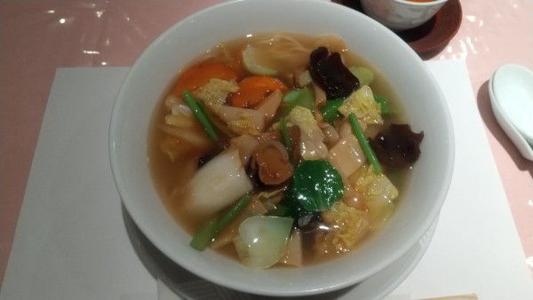 「野菜スープそば1210円」@大観苑の写真