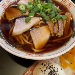 【後半戦】中華そば並¥650＋おにぎり¥100