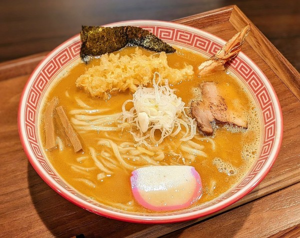 「天ぷら焼干し味噌」@麺切り 白流の写真