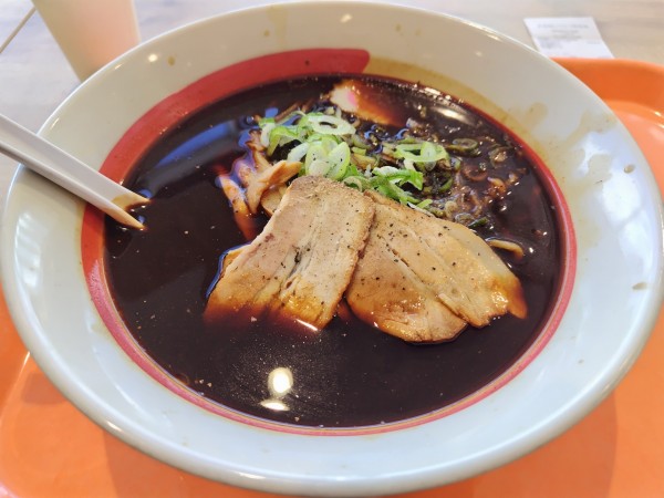 「【限定】カレーらーめん　ブラック」@幸楽苑 レイクウォーク岡谷店の写真