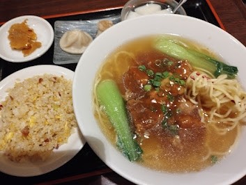 「ランチ超得 牛バラそばセット(990)」@酔楼 本館の写真