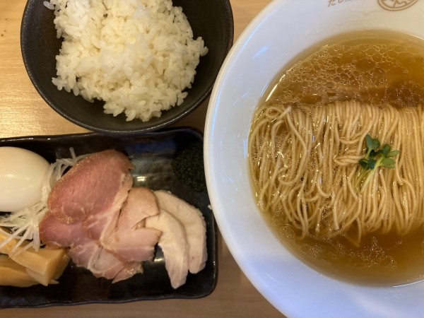 「特製だし麺 塩 1100円」@だし麺屋ナミノアヤ 水戸店の写真