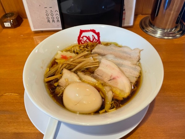 「会津中華そば（特製）」@味処  二代目めでたいやの写真