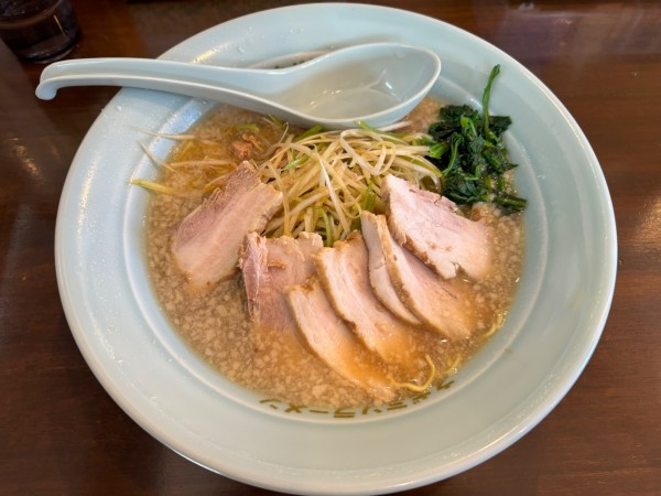 「朝ネギチャーシューメン」@椿ラーメンショップの写真