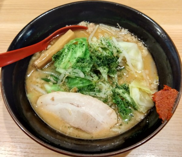 「＜冬季限定＞焼きあご味噌らー麺　1100円」@焼きあご塩らー麺 たかはし 恵比寿店の写真