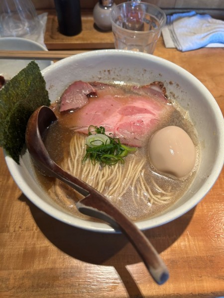 「味玉中華そば」@中華蕎麦 蘭鋳の写真