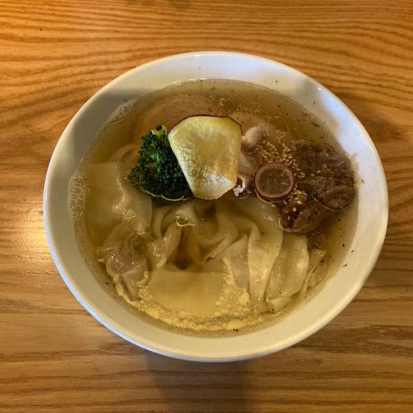 「【数量限定】純手揉み雲呑肉そば」@麦の空 GACHI SOBA DOJOの写真