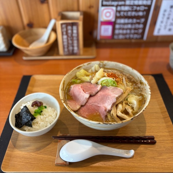 「特選鶏大吟醸味噌ラーメン」@麺屋 轍 豊川店の写真