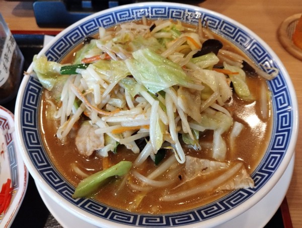 「豚骨タンメン（期間限定）」@ラーメン大志軒 利府店の写真