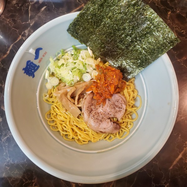 「カラシ油そば」@ラーメン屋 麺一 溝の口店の写真