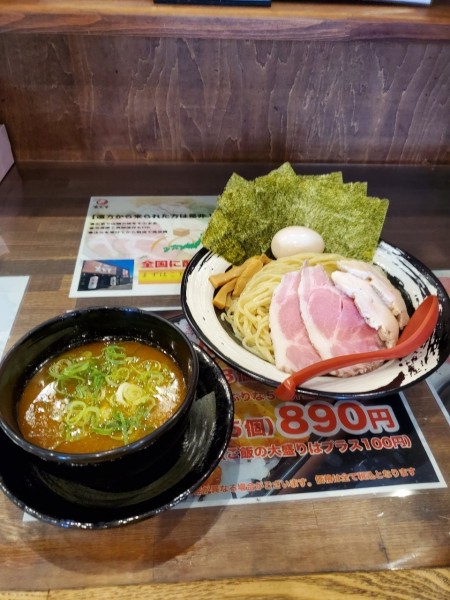 「特製濃厚つけ麺大@1250」@らーめんえびす 中津川の写真