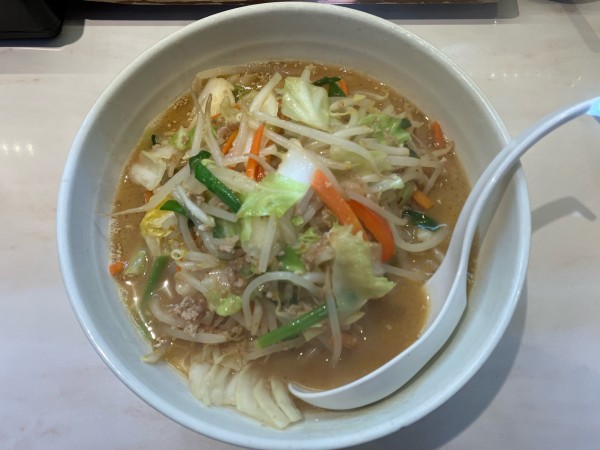 「タンメン味噌(大盛)850円」@湯麺 大八の写真