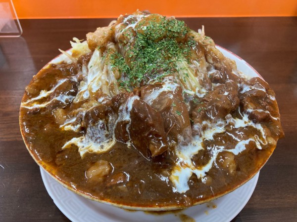 「極上！常陸牛すじ肉プルトロビーフシチュー麺」@らーめん漢道の写真