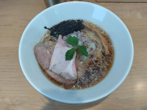 「【限定】晩秋の秋刀魚そば¥900-」@「七色の落書き」の写真