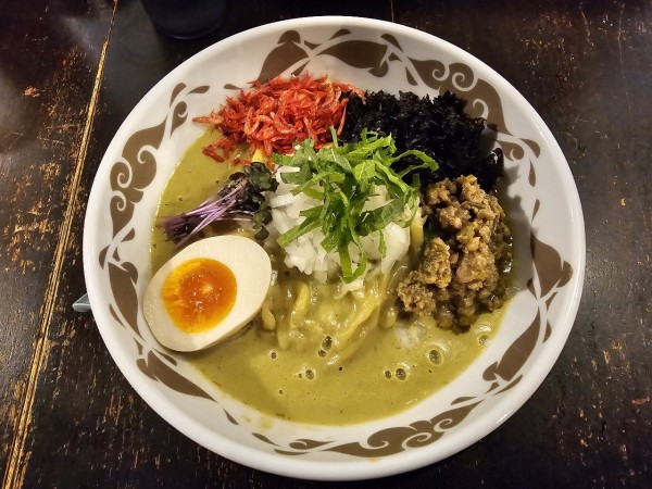 「【限定】牡蠣の特濃まぜそば　1100円」@煮干結社 弘前店の写真