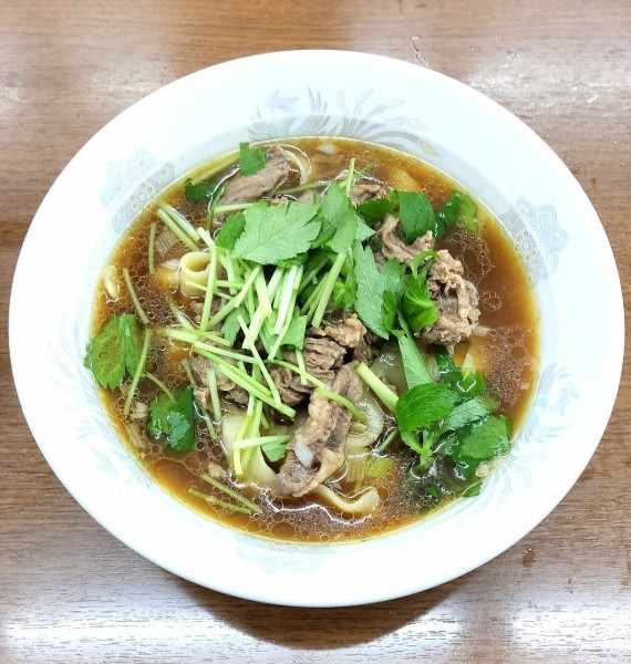 「牛肉刀削麺 950円」@天福の写真