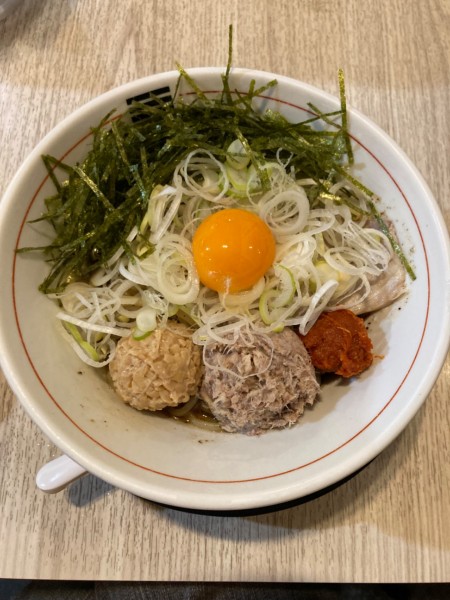 「【がもよんツアー②】山形ひっぱりまぜそば¥920」@城東烈火の写真