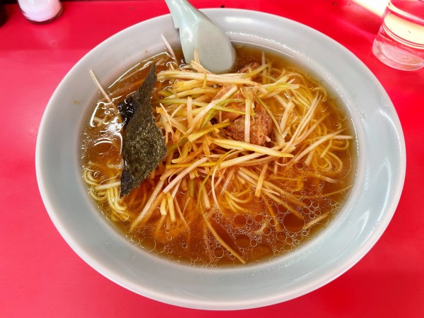 「ネギラーメン　800円」@ラーメンショップ 高田店の写真