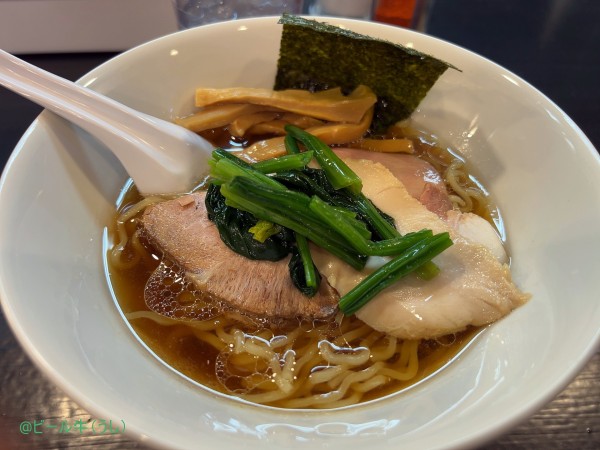 「鴨がら中華そばしょうゆ(850円)」@戸田ラーメンベース 和み食堂の写真