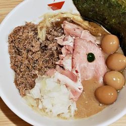 蟹そば＋燻製うずら＋くずチャーシュー