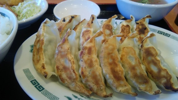 「W餃子定食（唐揚げ２個） 760円」@日高屋 岩槻インター店の写真