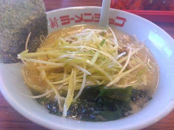 「ネギミソラーメン¥880＋ライス（ミニ）¥60」@新ラーメンショップ 狭山本部の写真