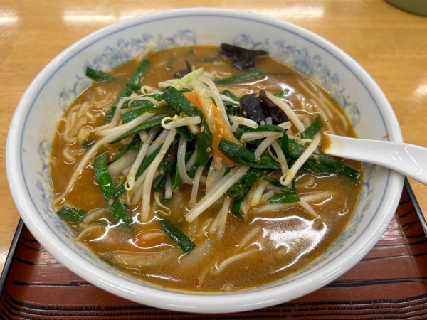 「みそラーメン610円」@ぎょうざの満洲 ひばりヶ丘北口店の写真