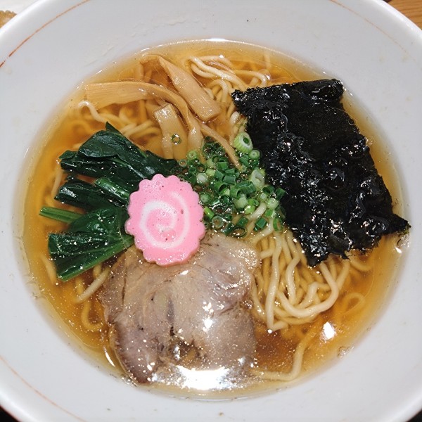 「あっさり醤油880円、チャーハンおにぎり180円」@自然派ラーメン処 麻ほろの写真