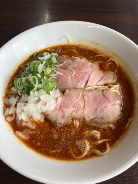 「激辛煮干しラーメン(辛さ増し4辛)」@麺屋 結の写真