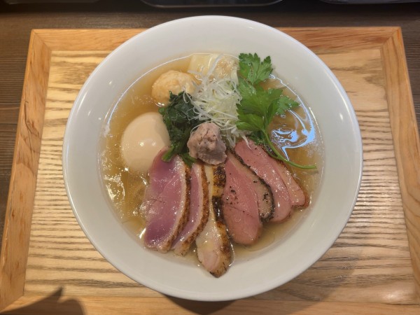 「特製鴨出汁中華蕎麦（塩）」@鴨出汁中華蕎麦 麺屋yoshikiの写真