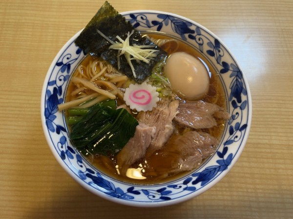 「長岡中華そば＋味付け玉子」@かみの屋の写真