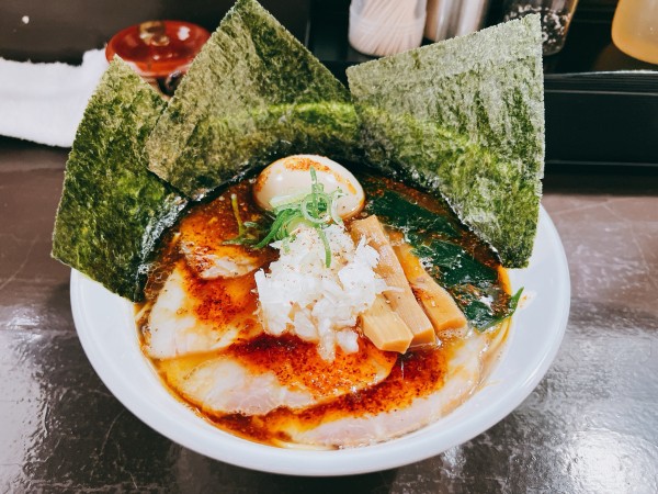 「特製ピリ辛八王子ラーメン」@中華そば 弥栄の写真