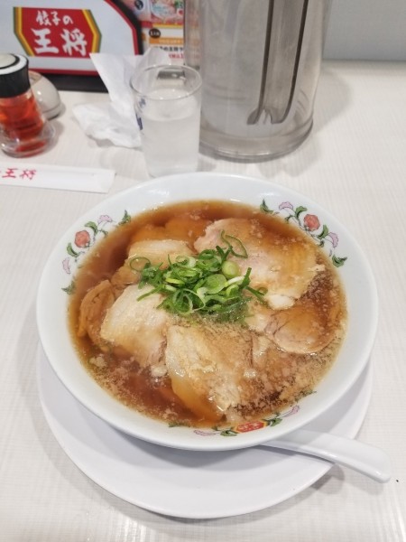 「チャーシューメン」@餃子の王将 甲府国母店の写真