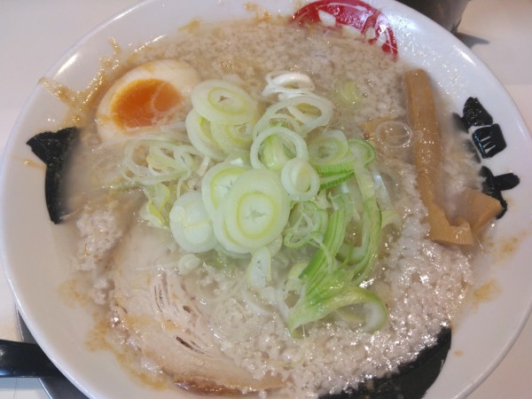 「味噌980円太麺柔らか味普通アブラダブル」@環七ラーメン てらっちょの写真