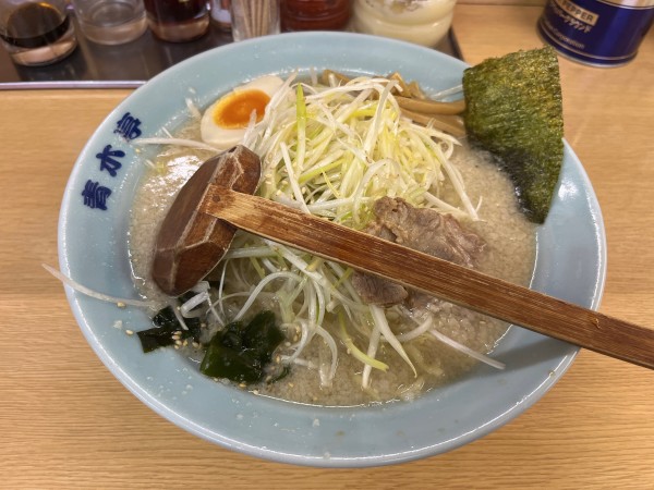 「ネギラーメン　小750円」@ラーメン青木亭 戸田店の写真