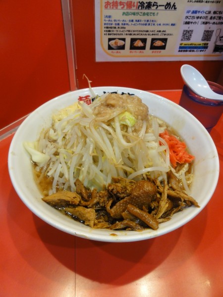 「ラーメン940円野菜少し多め、油少な目、ニンニク多め」@麺屋 桐龍の写真