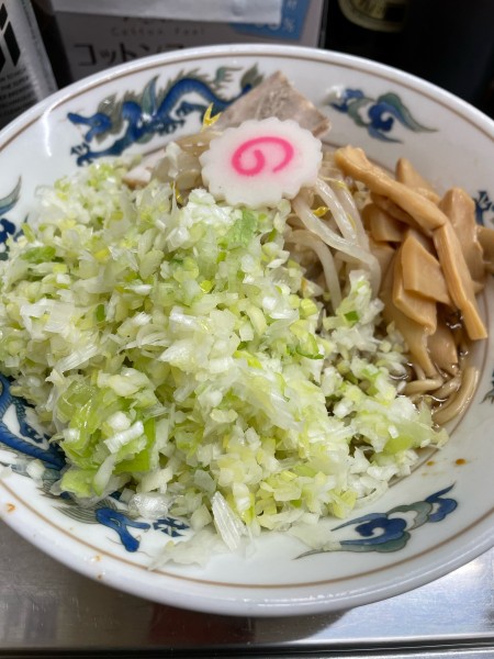 「油そば コマネギ」@中華そば みたかの写真