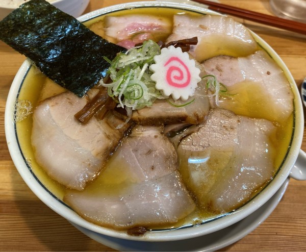 「チャーシュウ麺 味玉 白ごはん」@there is ramenの写真