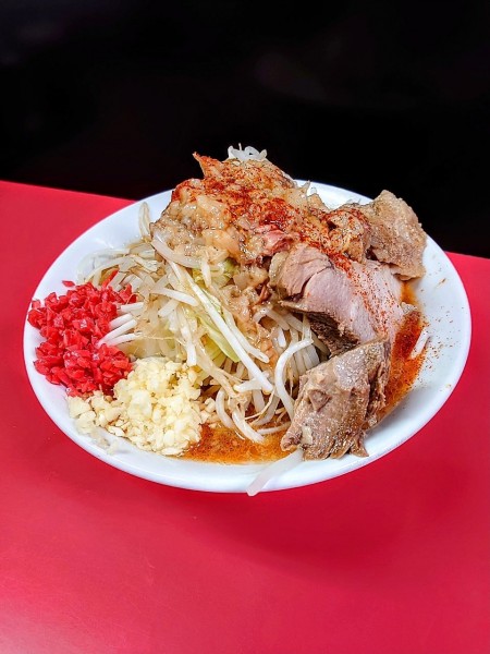 「ラーメン 辛味 並」@ラーメンハイキックの写真