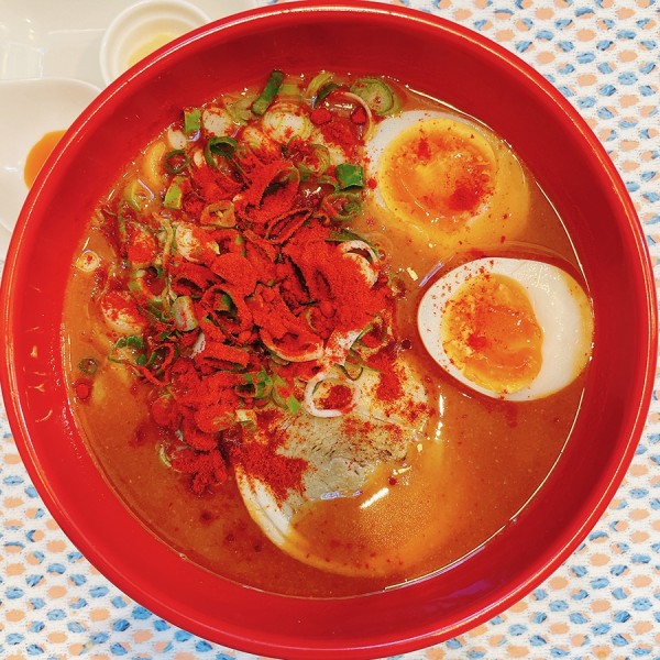 「味玉バン味噌＋ライス（ランチサービス）」@麺屋はやぶさ 下北沢店の写真