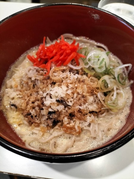 「釜玉そば￥380」@おくとねの写真