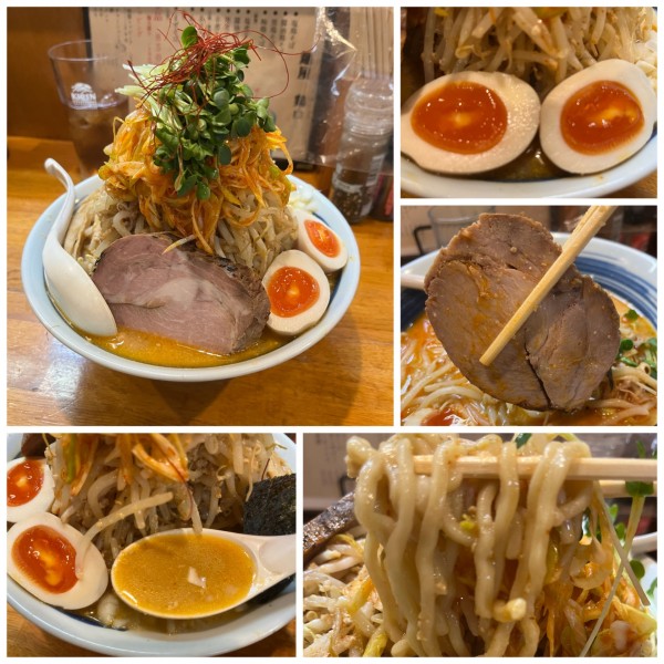 「【冬季限定】とり清湯辛ネギハチミツ味噌1050円」@麺屋 鶏口の写真