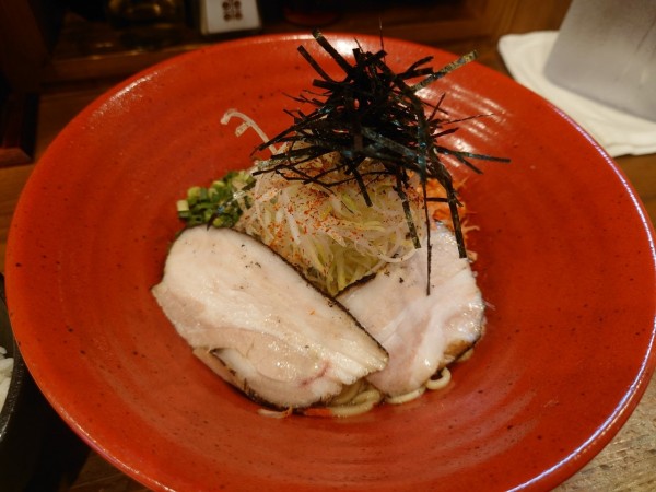 「海老油まぜそば」@伝承油そば こぶたのはなの写真